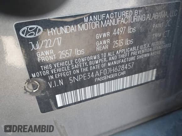 2018 Hyundai Sonata Limited с VIN 5NPE34AF0JH628457, выставлен на аукционе IAAI как лот 43210203 с пробегом 95 968 миль миль и . История ставок и продаж доступна на DreamBid. Изображение 9.