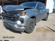 ✅ 2024 Chevrolet Silverado 1500 Custom • VIN: 1GCPABEK6RZ323639 • Lot: 43287637. Listed on IAAI with 23,722 mi. Free auction sales archive from the USA and detailed vehicle history report at DreamBid. Image 2.