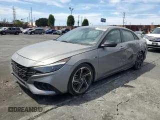 ✅ 2022 Hyundai Elantra N Line • VIN: KMHLR4AF8NU237800 • Lot: 69880755. Listed on Copart with 60,655 mi. Free auction sales archive from the USA and detailed vehicle history report at DreamBid. Image 1.
