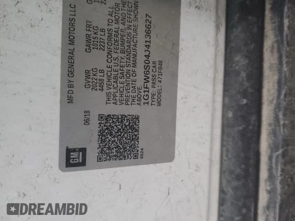 ✅ 2018 Chevrolet Bolt EV LT • VIN: 1G1FW6S04J4136627 • Lot: 47589635. Wystawiony na Copart z przebiegiem 37 978 mil. Bezpłatny archiwum sprzedaży aukcyjnych z USA i szczegółowy raport historii pojazdu na DreamBid. Zdjęcie 15.