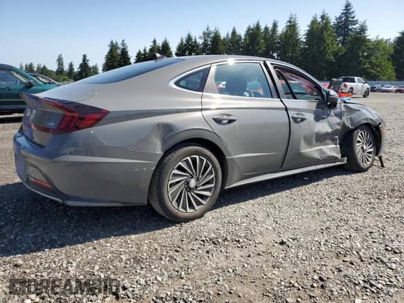 2022 Hyundai Sonata SEL z VIN KMHL34JJ2NA050589, wystawiony jako Copart lot #59177415 z przebiegiem 44 506 mil mil oraz Szkoda całkowita • Salvage title. Historia ofert i sprzedaży dostępna na DreamBid. Obrazek 3.