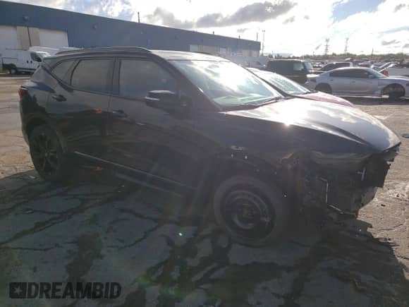 ✅ 2022 Chevrolet Blazer RS • VIN: 3GNKBERS1NS138013 • Lot: 74017764. Listed on Copart with 23,755 mi miles. Access the free auction sales archive from the USA and view a detailed vehicle history report at DreamBid. Image 4.