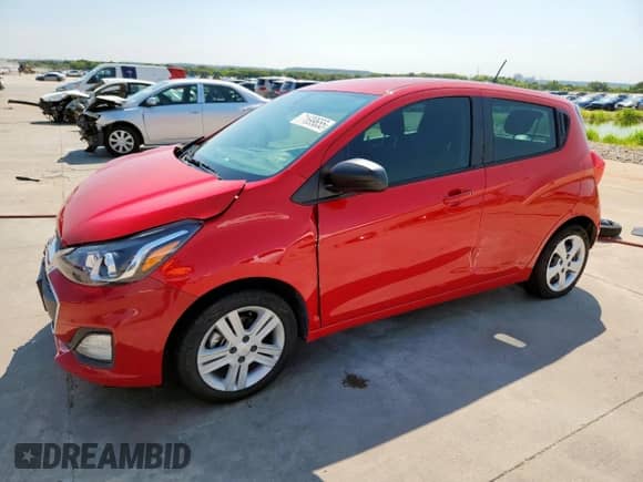 2020 Chevrolet Spark LS with VIN KL8CB6SA9LC462598, listed as a Copart auction lot 71699655 with 97,262 mi miles and Clean title. Bid and sale history available at DreamBid. Image 1.