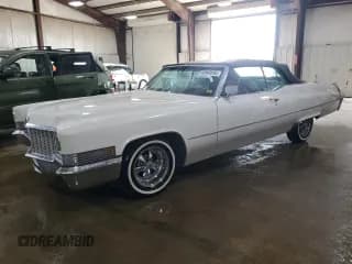 ✅ 1970 Cadillac Fleetwood • VIN: F0249336 • Лот: 80900895. Опубликован ранее на Copart с пробегом 5 529 миль. Бесплатный доступ к архиву аукционных продаж из США и подробный отчёт об истории автомобиля на DreamBid. Изображение 1.