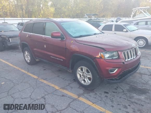 ✅ 2016 Jeep Grand Cherokee Laredo • VIN: 1C4RJFAG3GC490283 • Лот: 43474503. Опубликован ранее на IAAI с пробегом 155 723 миль. Бесплатный доступ к архиву аукционных продаж из США и подробный отчёт об истории автомобиля на DreamBid. Изображение 1.