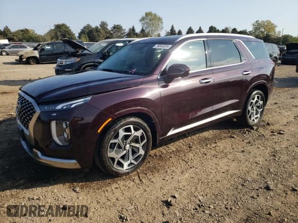 ✅ 2022 Hyundai Palisade Calligraphy • VIN: KM8R7DHEXNU478593 • Лот: 75845324. Опубликован ранее на Copart с пробегом 36 769 миль. Бесплатный доступ к архиву аукционных продаж из США и подробный отчёт об истории автомобиля на DreamBid. Изображение 1.