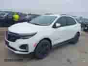 2024 Chevrolet Equinox RS with VIN 3GNAXMEG5RS112223, listed as a IAAI auction lot 43103626 with 26,235 mi miles and . Bid and sale history available at DreamBid. Image 2.