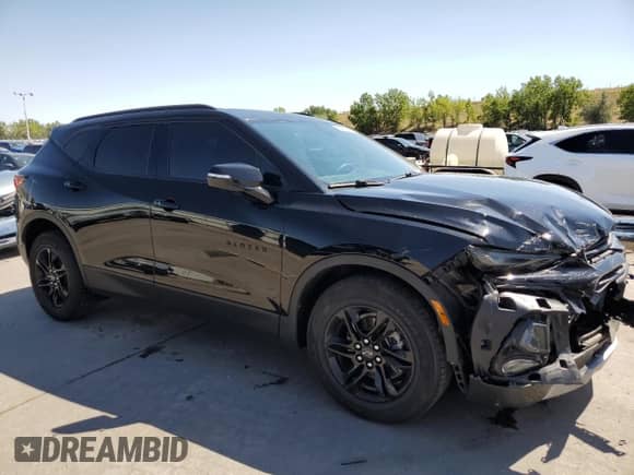 2021 Chevrolet Blazer LT with VIN 3GNKBJRS4MS540180, listed as a Copart auction lot 69880134 with 39,819 mi miles and Salvage title. Bid and sale history available at DreamBid. Image 4.
