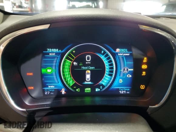 ✅ 2017 Chevrolet Volt Premier • VIN: 1G1RB6S55HU156979 • Lot: 81928713. Listed on Copart with 72,484 mi. Free auction sales archive from the USA and detailed vehicle history report at DreamBid. Image 9.