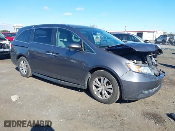 ✅ 2015 Honda Odyssey EX-L • VIN: 5FNRL5H63FB105095 • Lot: 43521013. Wystawiony na IAAI z przebiegiem 156 360 mil. Bezpłatny archiwum sprzedaży aukcyjnych z USA i szczegółowy raport historii pojazdu na DreamBid. Zdjęcie 1.