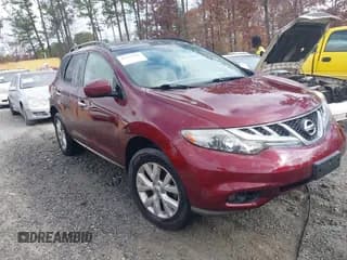 ✅ 2012 Nissan Murano SV • VIN: JN8AZ1MW8CW238862 • Lot: 43753541. Listed on IAAI with 110,065 mi. Free auction sales archive from the USA and detailed vehicle history report at DreamBid. Image 1.
