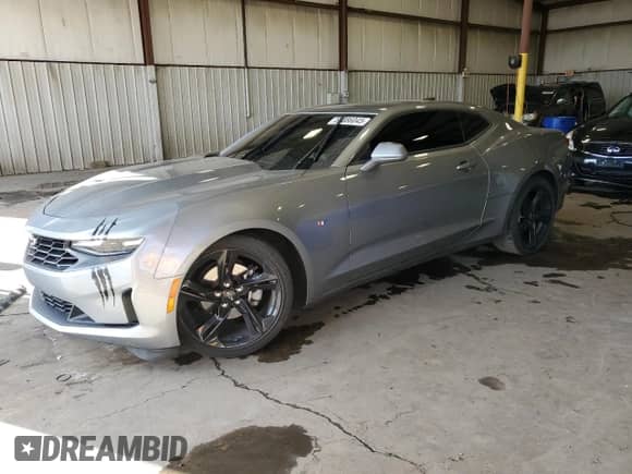 2023 Chevrolet Camaro 2LT with VIN 1G1FD1RX4P0157084, listed as a Copart auction lot 85086045 with 45,369 mi miles and Salvage title. Bid and sale history available at DreamBid. Image 1.