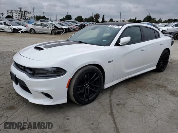 ✅ 2020 Dodge Charger Scat Pack • VIN: 2C3CDXGJXLH244302 • Lot: 81871745. Wystawiony na Copart z przebiegiem 83 592 mil. Bezpłatny archiwum sprzedaży aukcyjnych z USA i szczegółowy raport historii pojazdu na DreamBid. Zdjęcie 1.