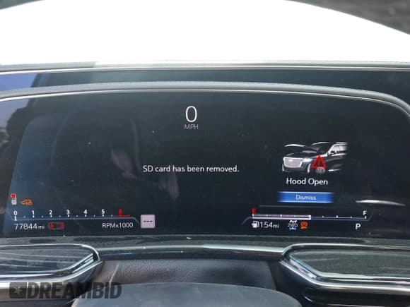 ✅ 2022 Cadillac Escalade Sport • VIN: 1GYS4FKL2NR124467 • Lot: 43011587. Listed on IAAI with 77,844 mi. Free auction sales archive from the USA and detailed vehicle history report at DreamBid. Image 7.