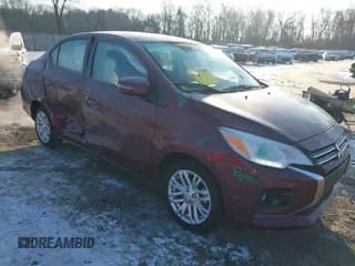 ✅ 2024 Mitsubishi Mirage SE • VIN: ML32FVFJ4RHF10442 • Lot: 41417756. Listed on IAAI with 1,682 mi. Free auction sales archive from the USA and detailed vehicle history report at DreamBid. Image 1.