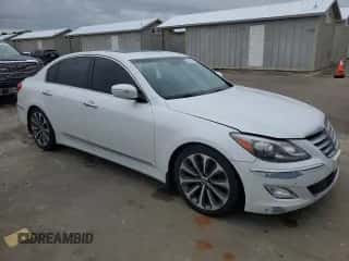 2013 Hyundai Genesis R-Spec z VIN KMHGC4DHXDU245721, wystawiony jako Copart lot #74186514 z przebiegiem Nie podano mil oraz Szkoda całkowita • Salvage title. Historia ofert i sprzedaży dostępna na DreamBid. Obrazek 4.