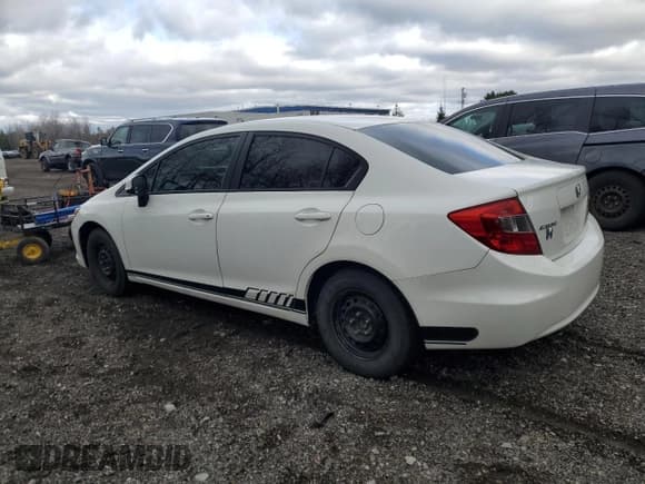 ✅ 2012 Honda Civic • VIN: 2HGFB2F42CH106932 • Lot: 53804525. Wystawiony na Copart z przebiegiem 183 209 mil. Bezpłatny archiwum sprzedaży aukcyjnych z USA i szczegółowy raport historii pojazdu na DreamBid. Zdjęcie 2.