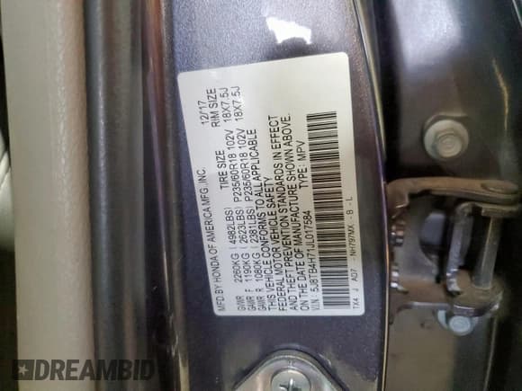 ✅ 2018 Acura RDX Advance • VIN: 5J8TB4H71JL017584 • Lot: 93518875. Wystawiony na Copart z przebiegiem 143 454 mil. Bezpłatny archiwum sprzedaży aukcyjnych z USA i szczegółowy raport historii pojazdu na DreamBid. Zdjęcie 12.