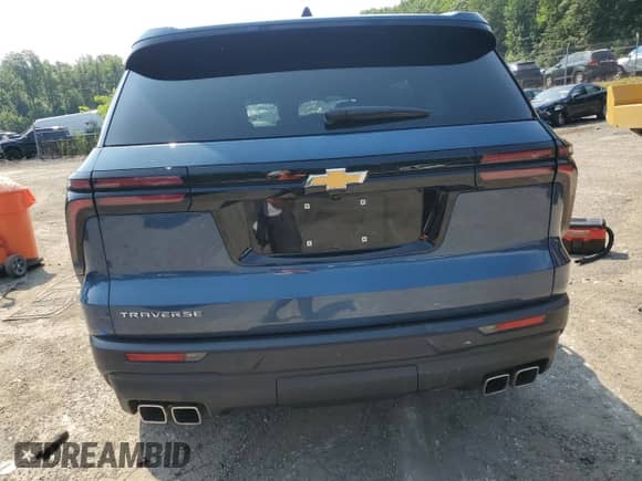 2024 Chevrolet Traverse FWD LS с VIN 1GNEREKS4RJ197129, выставлен на аукционе Copart как лот 65411345 с пробегом 24 159 миль миль и Списание • Salvage title. История ставок и продаж доступна на DreamBid. Изображение 6.
