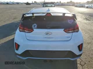 2019 Hyundai Veloster Turbo R-Spec с VIN KMHTH6AB4KU011194, выставлен на аукционе Copart как лот 76710134 с пробегом 50 026 миль миль и Списание • Salvage title. История ставок и продаж доступна на DreamBid. Изображение 6.