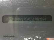 ✅ 2020 Hyundai Santa Fe SEL • VIN: 5NMS3CAD5LH192894 • Лот: 38622064. Опубликован ранее на Copart с пробегом 58 210 миль. Бесплатный доступ к архиву аукционных продаж из США и подробный отчёт об истории автомобиля на DreamBid. Изображение 15.