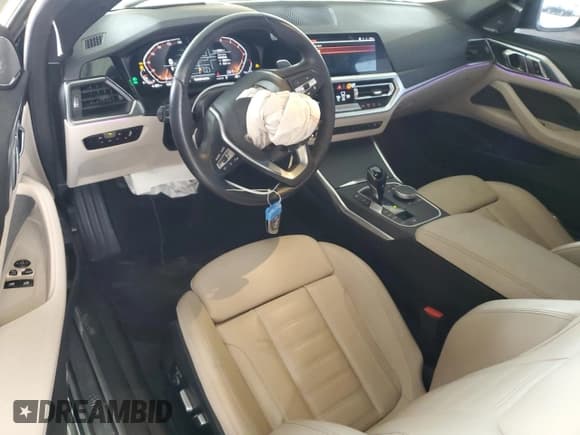 ✅ 2022 BMW 4 Series 430i • VIN: WBA53AP03NCH98007 • Lot: 54243395. Listed on Copart with 36,134 mi. Free auction sales archive from the USA and detailed vehicle history report at DreamBid. Image 8.