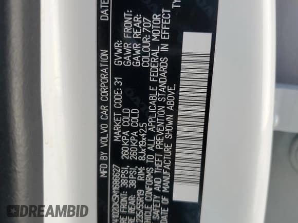 ✅ 2021 Volvo XC90 Momentum • VIN: YV4102CK5M1686627 • Лот: 65720865. Опубликован ранее на Copart с пробегом 47 771 миль. Бесплатный доступ к архиву аукционных продаж из США и подробный отчёт об истории автомобиля на DreamBid. Изображение 13.