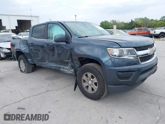 ✅ 2019 Chevrolet Colorado 2WD Work Truck • VIN: 1GCGSBEA4K1298975 • Lot: 41866426. Listed on IAAI with 115,625 mi. Free auction sales archive from the USA and detailed vehicle history report at DreamBid. Image 1.