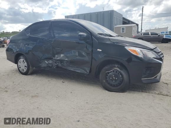 ✅ 2024 Mitsubishi Mirage ES • VIN: ML32FUFJ0RHF06141 • Lot: 82735235. Listed on Copart with 16,259 mi. Free auction sales archive from the USA and detailed vehicle history report at DreamBid. Image 4.