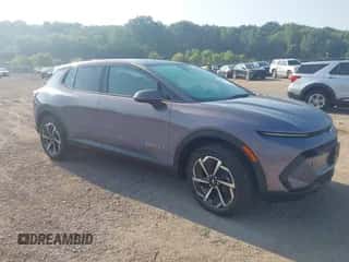 2025 Chevrolet Equinox EV LT1 w/PCY z VIN 3GN7DMRP1SS202147, wystawiony jako IAAI lot #42922271 z przebiegiem 1 647 mil mil oraz . Historia ofert i sprzedaży dostępna na DreamBid. Obrazek 1.