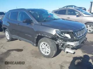 ✅ 2021 Jeep Compass Sport • VIN: 3C4NJCAB5MT572145 • Lot: 41415198. Wystawiony na IAAI z przebiegiem 27 186 mil. Bezpłatny archiwum sprzedaży aukcyjnych z USA i szczegółowy raport historii pojazdu na DreamBid. Zdjęcie 1.
