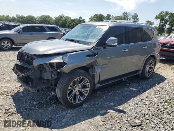 ✅ 2015 Infiniti QX80 • VIN: JN8AZ2NE7F9083994 • Lot: 62337245. Listed on Copart with 203,381 mi. Free auction sales archive from the USA and detailed vehicle history report at DreamBid. Image 1.