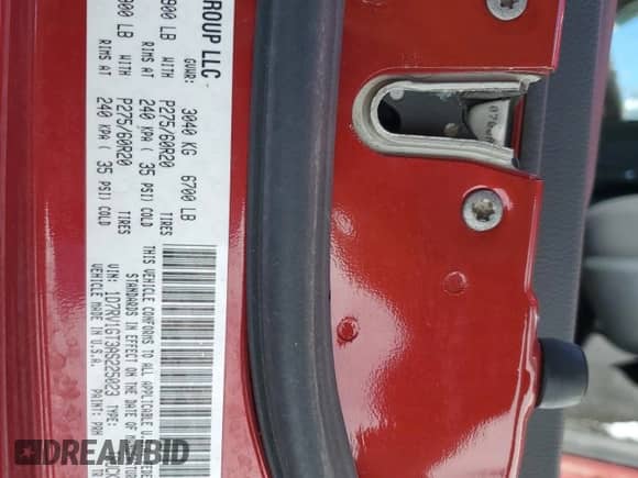 2010 Dodge 1500 Laramie z VIN 1D7RV1GT3AS225023, wystawiony jako Copart lot #45312535 z przebiegiem 62 962 mil mil oraz Szkoda całkowita • Salvage title. Historia ofert i sprzedaży dostępna na DreamBid. Obrazek 12.