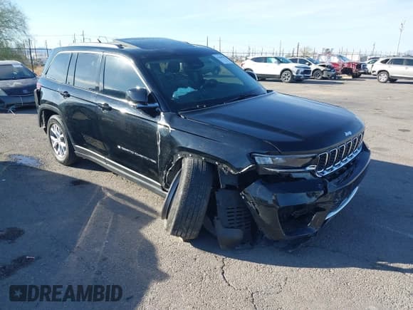 ✅ 2022 Jeep Grand Cherokee Limited • VIN: 1C4RJGBG6N8591855 • Lot: 41629859. Wystawiony na IAAI z przebiegiem 29 631 mil. Bezpłatny archiwum sprzedaży aukcyjnych z USA i szczegółowy raport historii pojazdu na DreamBid. Zdjęcie 1.