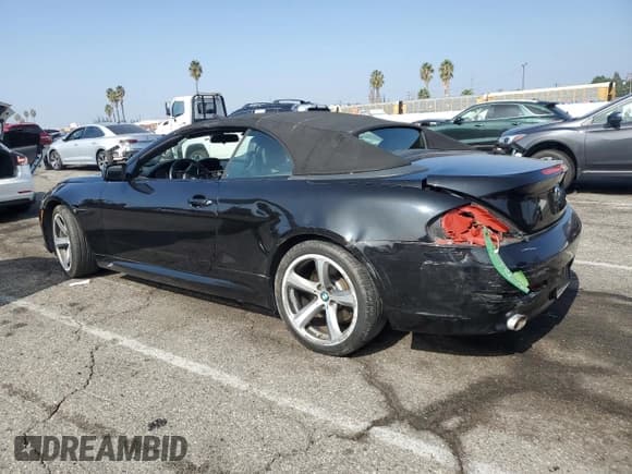 ✅ 2008 BMW 6 Series 650i • VIN: WBAEB53578CX61779 • Lot: 91270125. Listed on Copart with 169,921 mi. Free auction sales archive from the USA and detailed vehicle history report at DreamBid. Image 2.