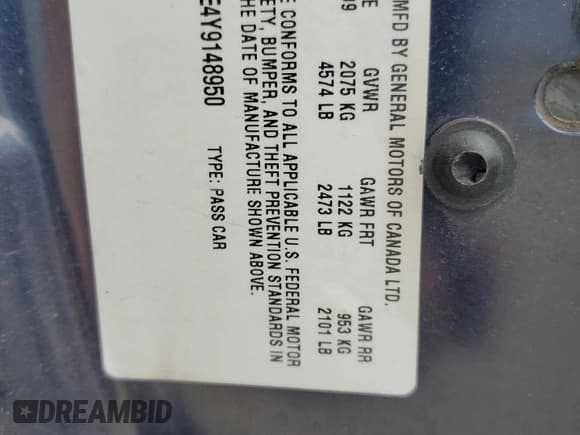 ✅ 2000 Chevrolet Impala • VIN: 2G1WF55E4Y9148950 • Lot: 70664545. Wystawiony na Copart z przebiegiem 46 629 mil. Bezpłatny archiwum sprzedaży aukcyjnych z USA i szczegółowy raport historii pojazdu na DreamBid. Zdjęcie 12.