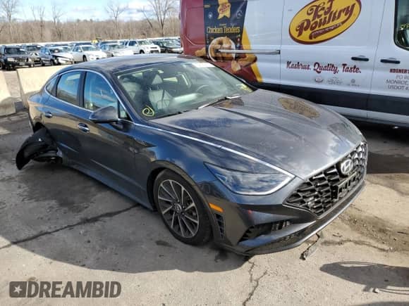 2021 Hyundai Sonata Limited с VIN 5NPEH4J27MH090732, выставлен на аукционе Copart как лот 39326413 с пробегом 6 906 миль миль и . История ставок и продаж доступна на DreamBid. Изображение 4.
