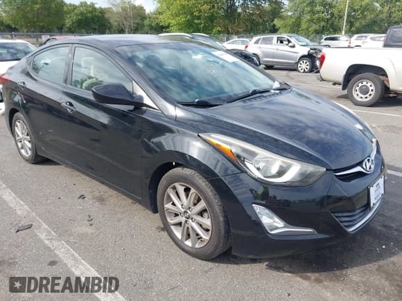 ✅ 2014 Hyundai Elantra SE • VIN: 5NPDH4AE7EH466756 • Lot: 43204524. Listed on IAAI with 86,955 mi. Free auction sales archive from the USA and detailed vehicle history report at DreamBid. Image 1.