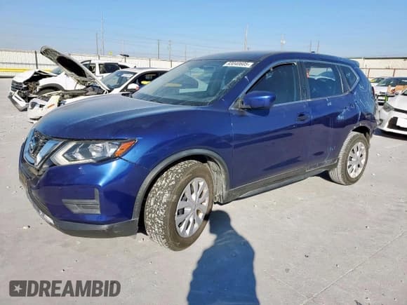 ✅ 2017 Nissan Rogue S • VIN: JN8AT2MT2HW132721 • Лот: 93040605. Опубликован ранее на Copart с пробегом 66 661 миль. Бесплатный доступ к архиву аукционных продаж из США и подробный отчёт об истории автомобиля на DreamBid. Изображение 1.