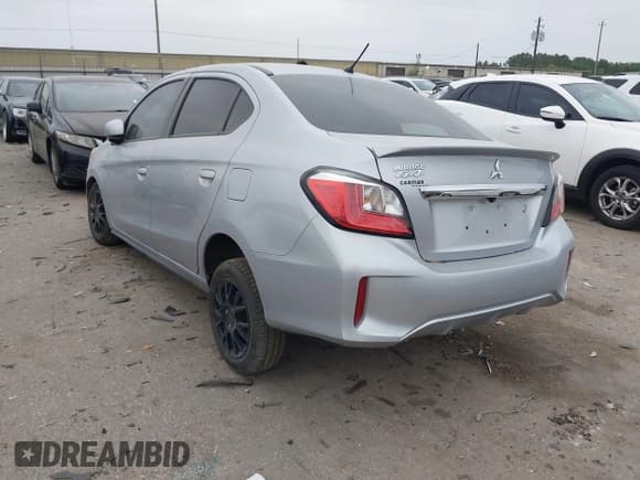 ✅ 2022 Mitsubishi Mirage ES • VIN: ML32FUFJ2NHF07754 • Lot: 41952007. Wystawiony na IAAI z przebiegiem 40 567 mil. Bezpłatny archiwum sprzedaży aukcyjnych z USA i szczegółowy raport historii pojazdu na DreamBid. Zdjęcie 3.