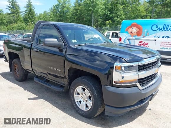✅ 2017 Chevrolet Silverado 1500 Work Truck • VIN: 1GCNKNEC7HZ265523 • Лот: 42580775. Опубликован ранее на IAAI с пробегом 54 902 миль. Бесплатный доступ к архиву аукционных продаж из США и подробный отчёт об истории автомобиля на DreamBid. Изображение 1.