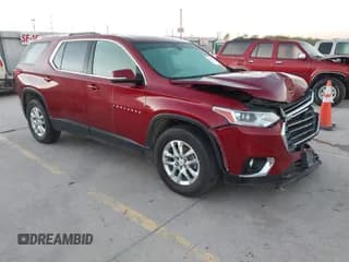 ✅ 2018 Chevrolet Traverse LT Cloth • VIN: 1GNERGKW5JJ273153 • Lot: 43606490. Listed on IAAI with 105,557 mi. Free auction sales archive from the USA and detailed vehicle history report at DreamBid. Image 1.