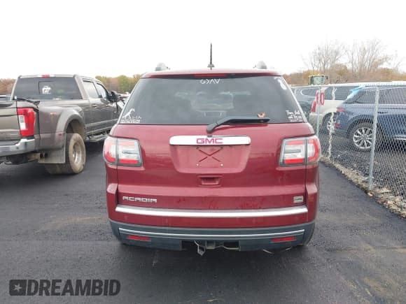 ✅ 2016 GMC Acadia SLE • VIN: 1GKKRPKD2GJ186897 • Lot: 43594593. Listed on IAAI with 117,325 mi. Free auction sales archive from the USA and detailed vehicle history report at DreamBid. Image 16.