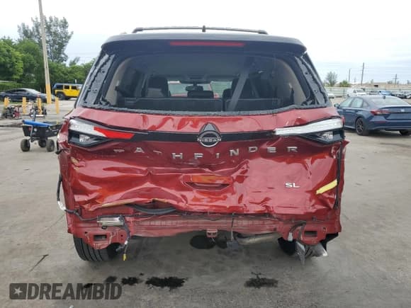 ✅ 2022 Nissan Pathfinder SL • VIN: 5N1DR3CA9NC210207 • Lot: 80659455. Listed on Copart with 30,407 mi. Free auction sales archive from the USA and detailed vehicle history report at DreamBid. Image 6.