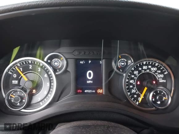 ✅ 2021 Ram 1500 Big Horn • VIN: 1C6SRFFT3MN796441 • Lot: 41318474. Listed on IAAI with 49,523 mi. Free auction sales archive from the USA and detailed vehicle history report at DreamBid. Image 7.