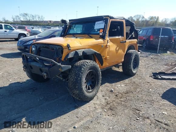 ✅ 2013 Jeep Wrangler Sport • VIN: 1C4AJWAG7DL561266 • Лот: 43620300. Опубликован ранее на IAAI с пробегом 110 431 миль. Бесплатный доступ к архиву аукционных продаж из США и подробный отчёт об истории автомобиля на DreamBid. Изображение 2.