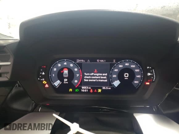 ✅ 2023 Audi A3 Premium • VIN: WAUAUDGY0PA090912 • Лот: 74080623. Опубликован ранее на Copart с пробегом 9 053 миль. Бесплатный доступ к архиву аукционных продаж из США и подробный отчёт об истории автомобиля на DreamBid. Изображение 9.