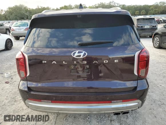 ✅ 2024 Hyundai Palisade Calligraphy • VIN: KM8R74GE5RU773091 • Lot: 84504794. Listed on Copart with 11,179 mi. Free auction sales archive from the USA and detailed vehicle history report at DreamBid. Image 6.