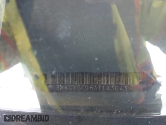 ✅ 2010 Chrysler PT Cruiser • VIN: 3A4GY5F98AT143643 • Lot: 43926893. Listed on IAAI with 95,449 mi. Free auction sales archive from the USA and detailed vehicle history report at DreamBid. Image 9.