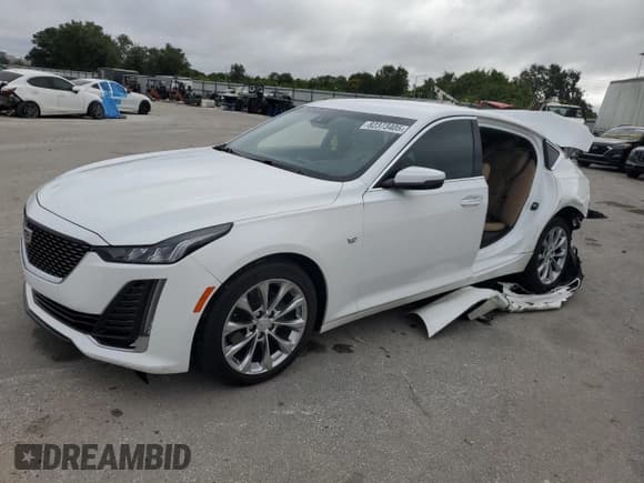 ✅ 2021 Cadillac CT5 Premium Luxury • VIN: 1G6DN5RKXM0144362 • Lot: 82373405. Wystawiony na Copart z przebiegiem 100 755 mil. Bezpłatny archiwum sprzedaży aukcyjnych z USA i szczegółowy raport historii pojazdu na DreamBid. Zdjęcie 1.